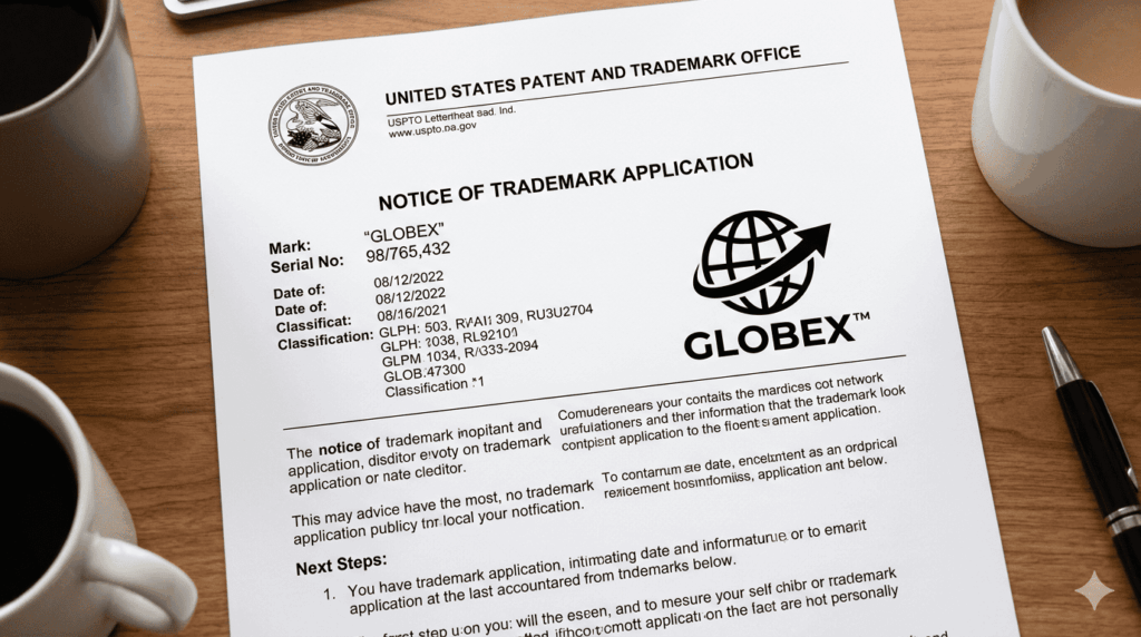 Notice of a Trademark 2