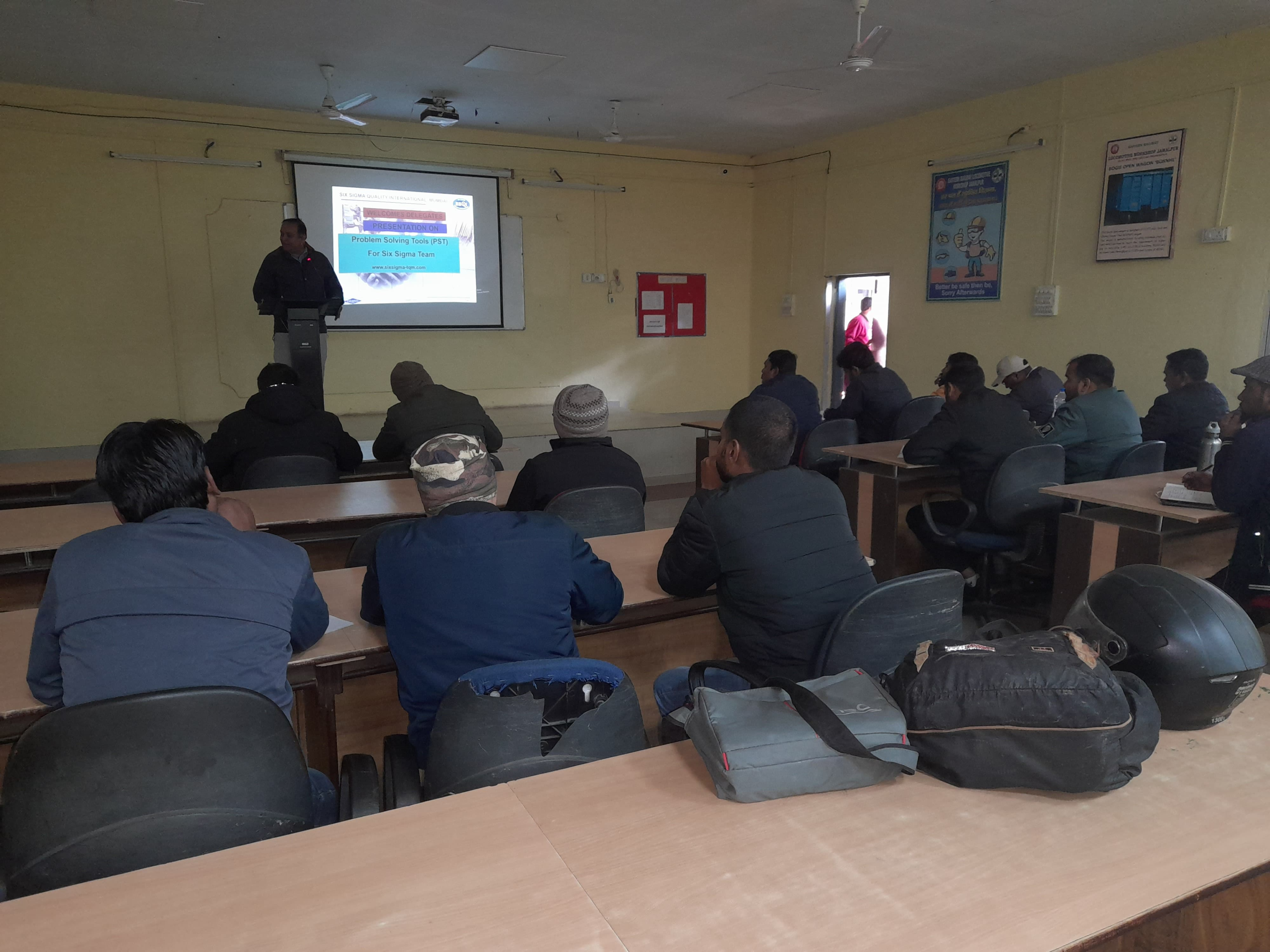 Six sigma green belt training at carriage and wagon workshop eastern railway jamalpur