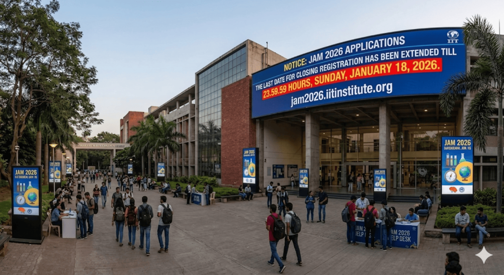 JAM 2026 Applications Registration Closing Date Extended 2