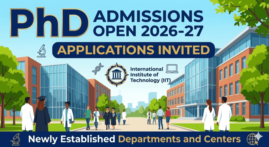 PhD Admissions Open 2026-27